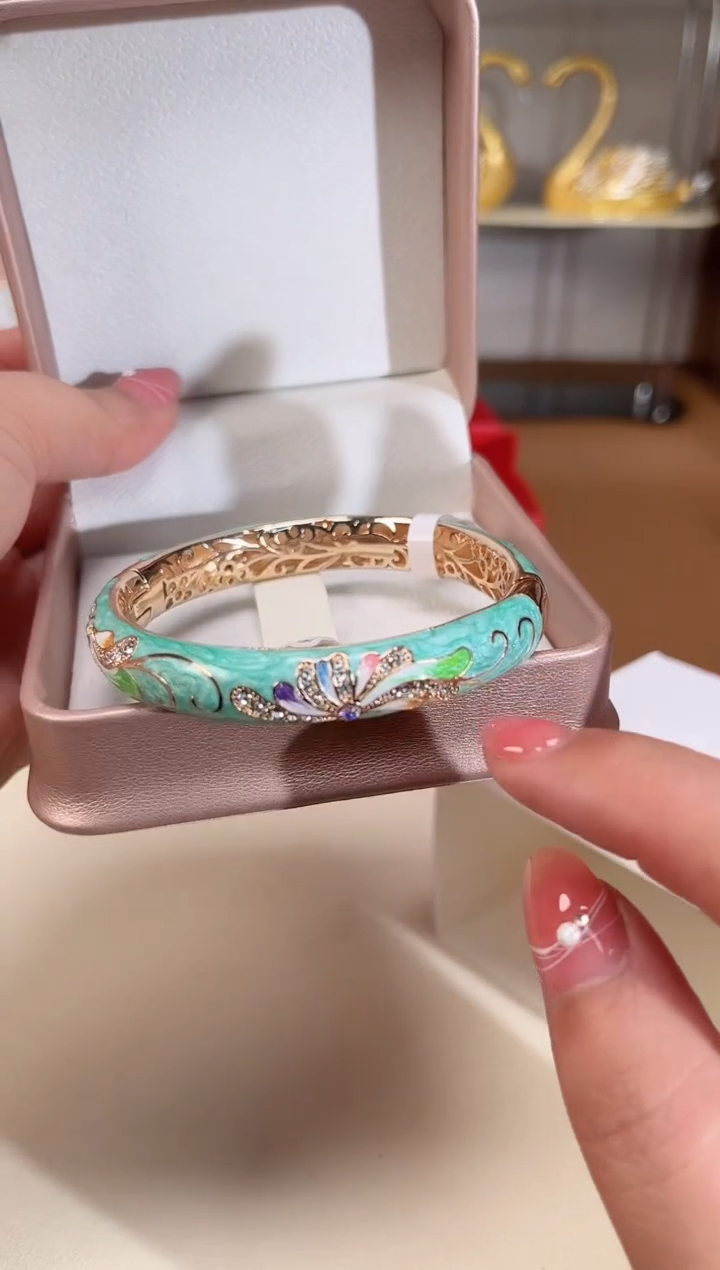 【闪购商品】易尚宝珐琅彩首饰盒