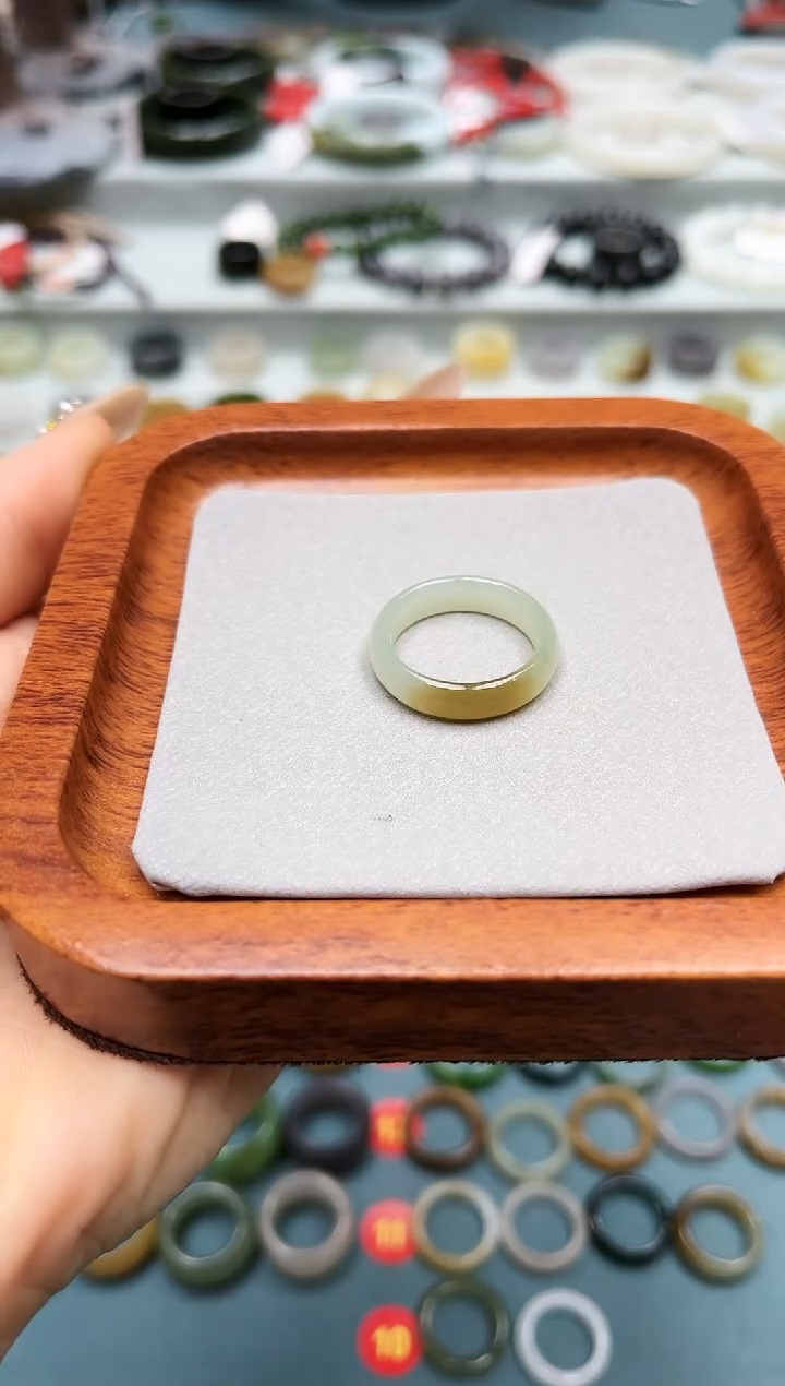 【闪购商品】和田玉戒指未镶嵌17号