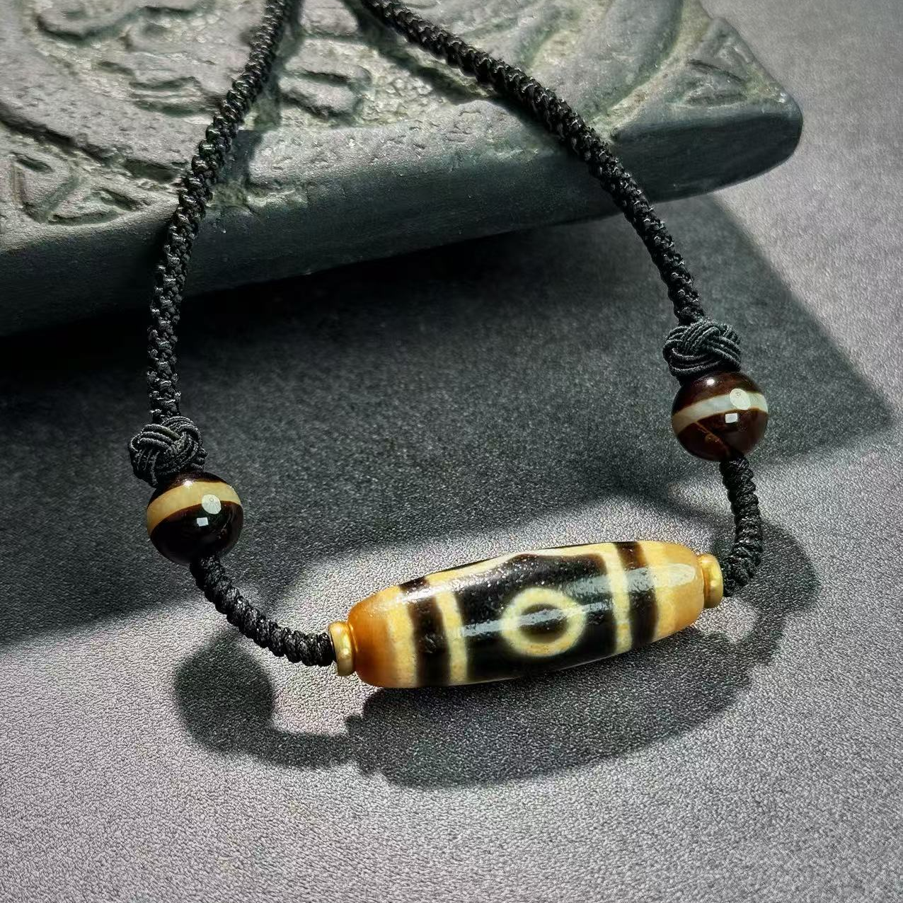 【新年福利】鹏程牙黄台工玛瑙颈饰