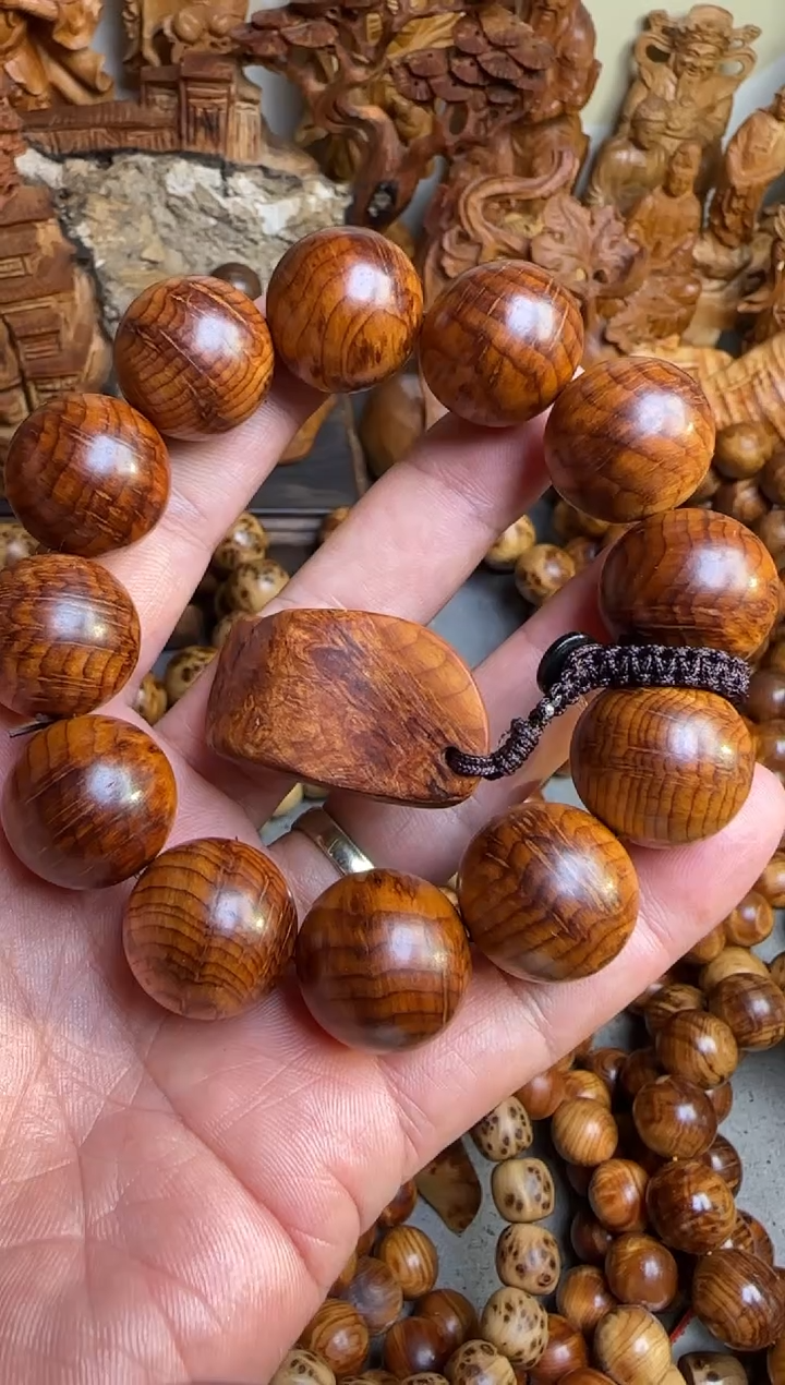 【闪购商品】柏木手串/手链崖柏爆满千层水波2.0