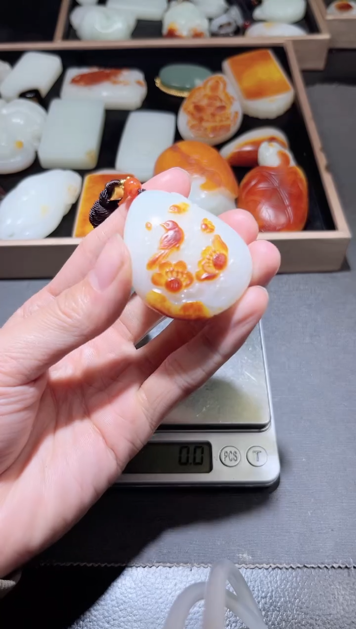 未镶嵌和田玉（子料）挂件YL-ZZ-12.15-50