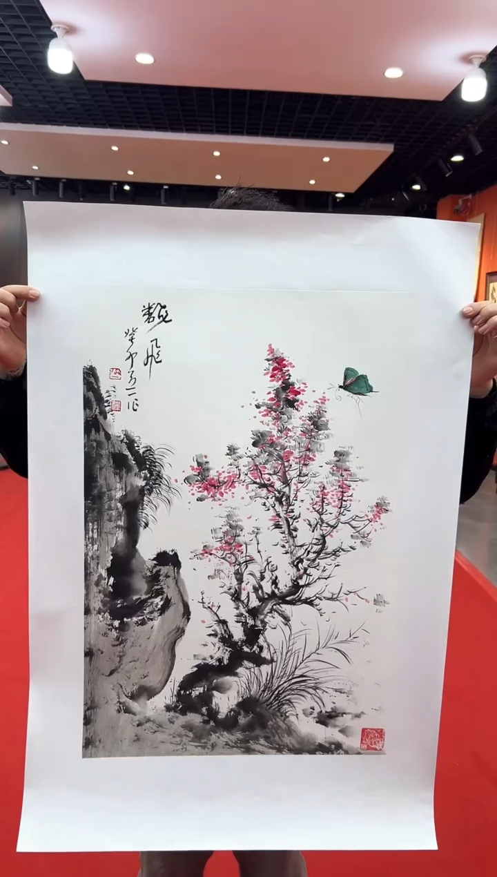 【闪购商品】国画道一李学斌手绘原作B1