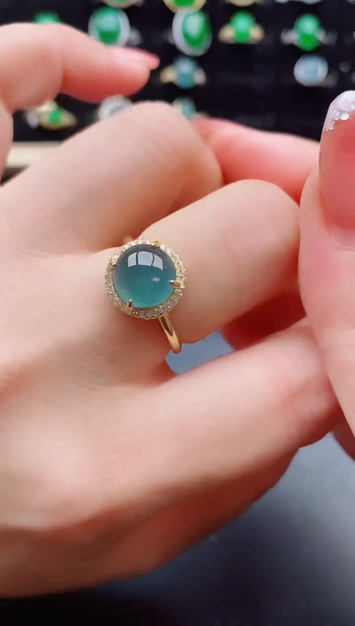 【闪购商品】翡翠戒指银S925镶嵌121212