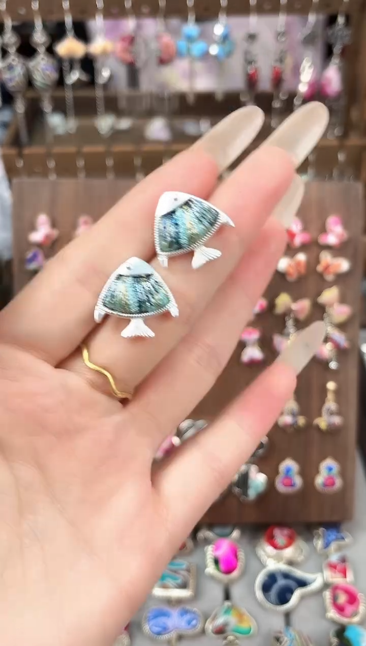 织绣民族风非遗老绣苗银饰品344