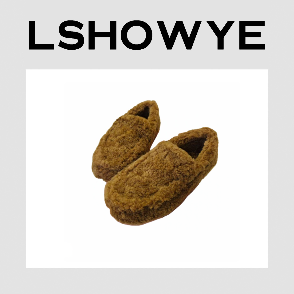 LSHOWYE｜羊羔毛中口乐福鞋 MK203826