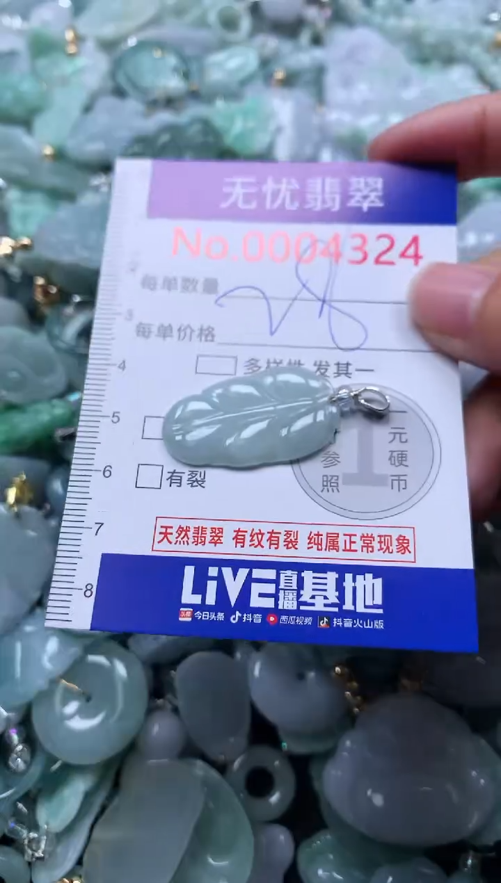 颈饰未镶嵌翡翠4324