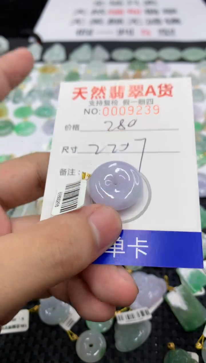 翡翠18K金镶嵌颈饰11111111111