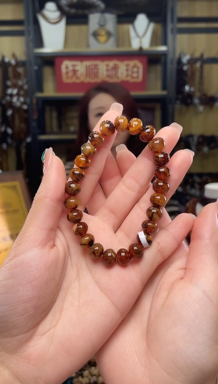 【闪购商品】琥珀裸石未镶嵌9+蜜蜡手串