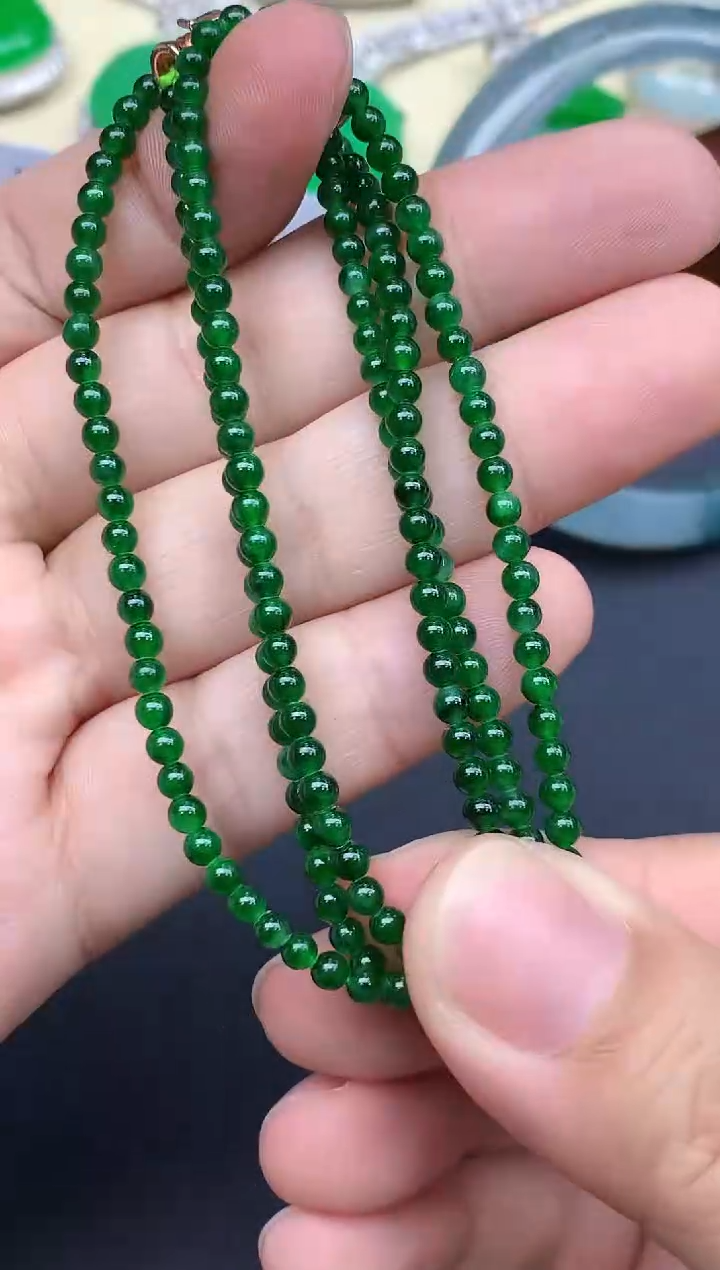 颈饰未镶嵌翡翠470-中国好珍宝