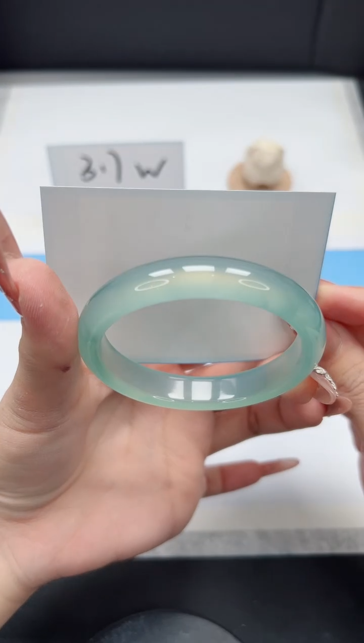 【闪购商品】石英质玉手镯未镶嵌128/晴水57.2