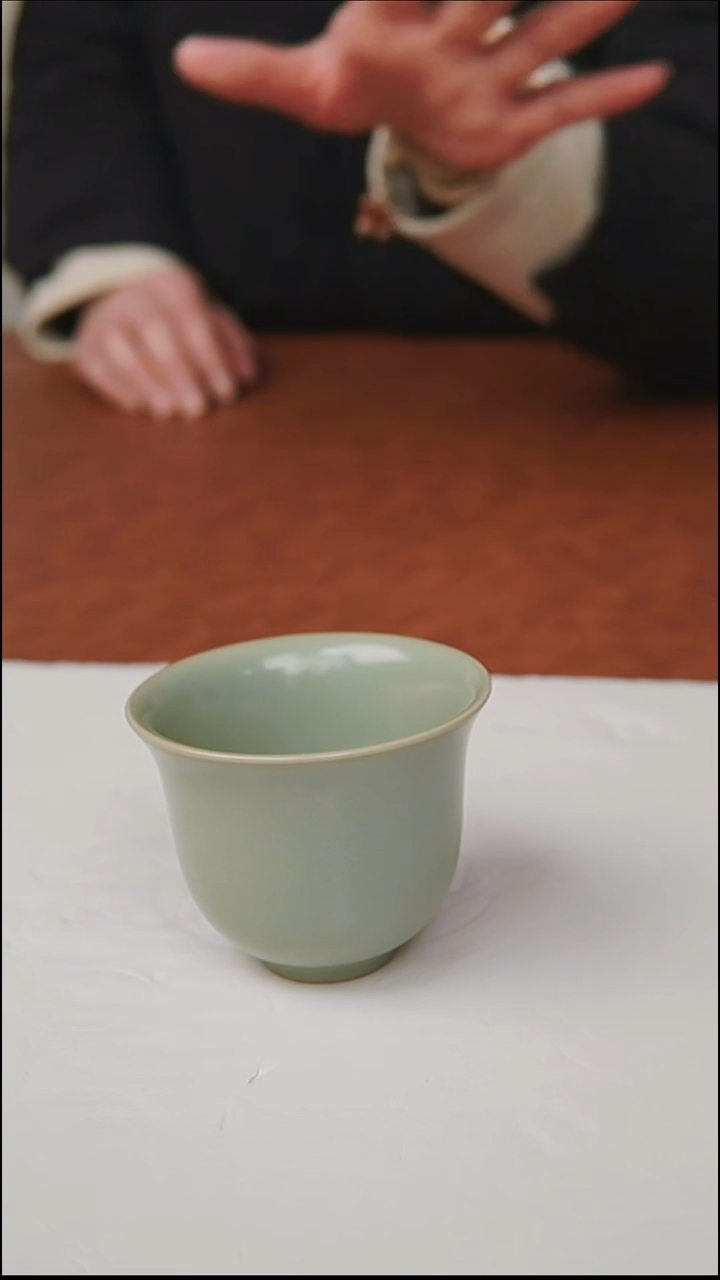 杯子瓷富山严选汝瓷，