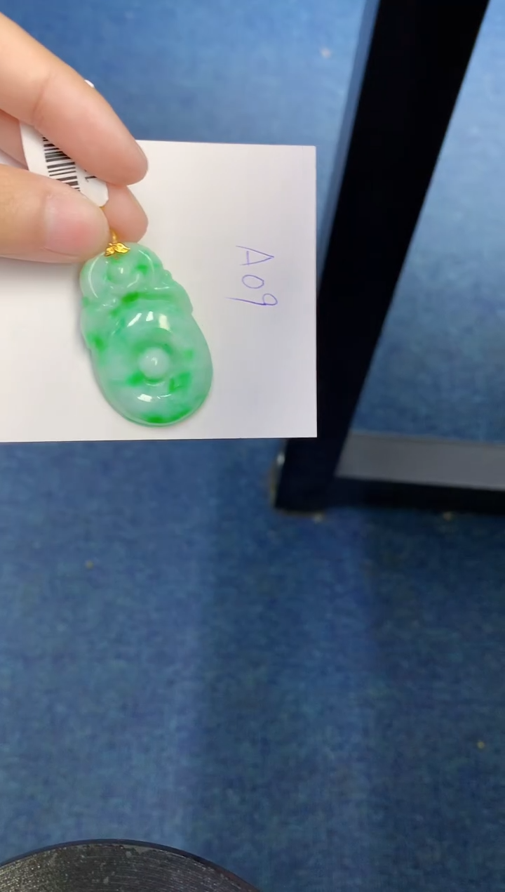 【闪购商品】翡翠颈饰18K金镶嵌000000000