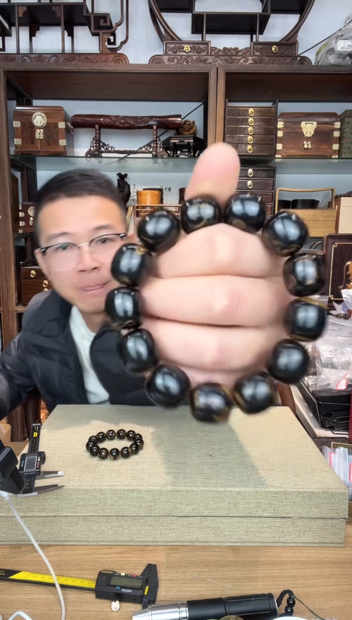 乌木类书架960小六1718老型单圈手串