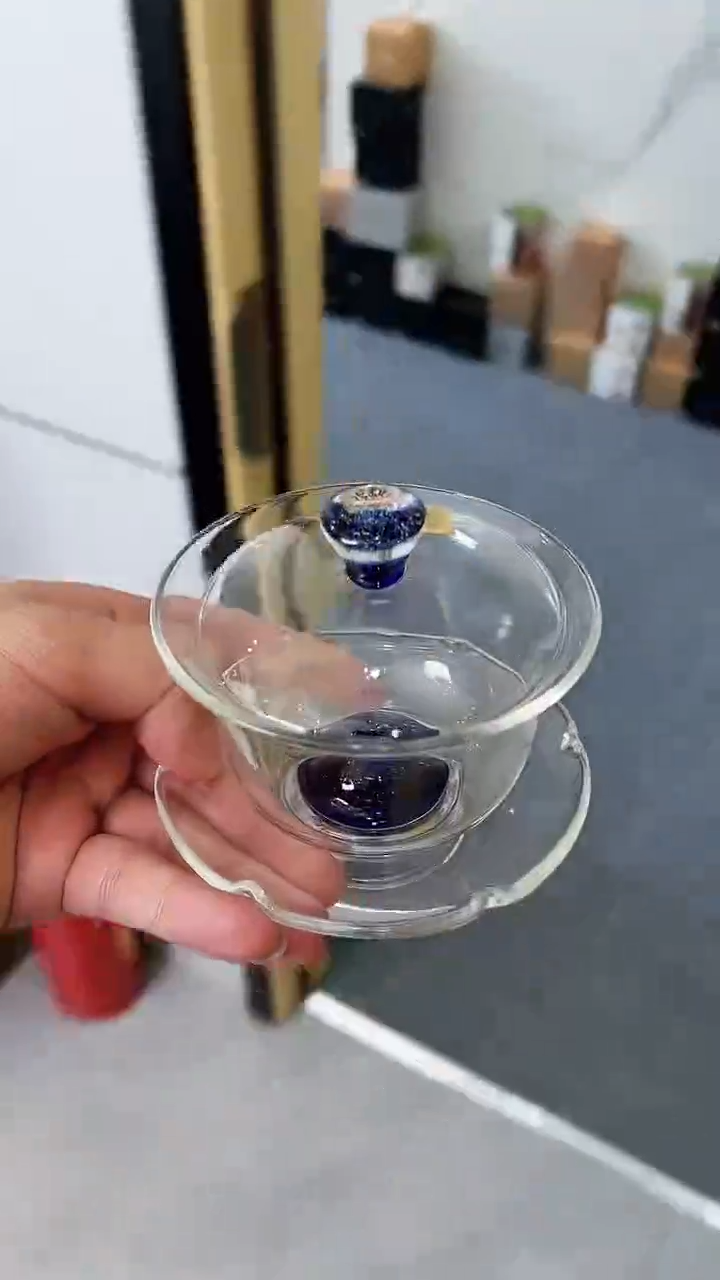 【闪购商品】禾器斑斓沁莲盖碗