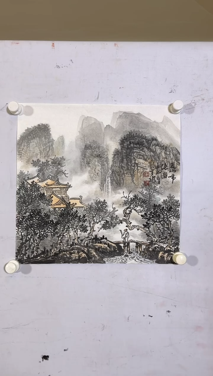 【闪购商品】国画WYL-绘画作品-绘画-1189