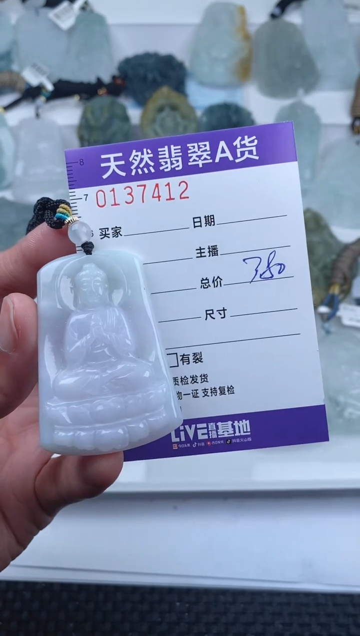 【闪购商品】翡翠颈饰未镶嵌       412