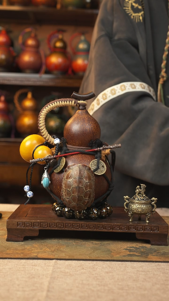 【闪购商品】391大漆葫芦一物一拍记葫堂出品