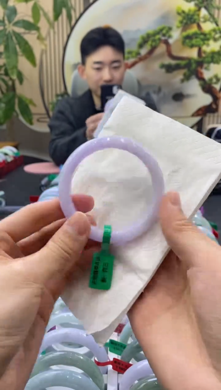 未镶嵌手镯翡翠9358