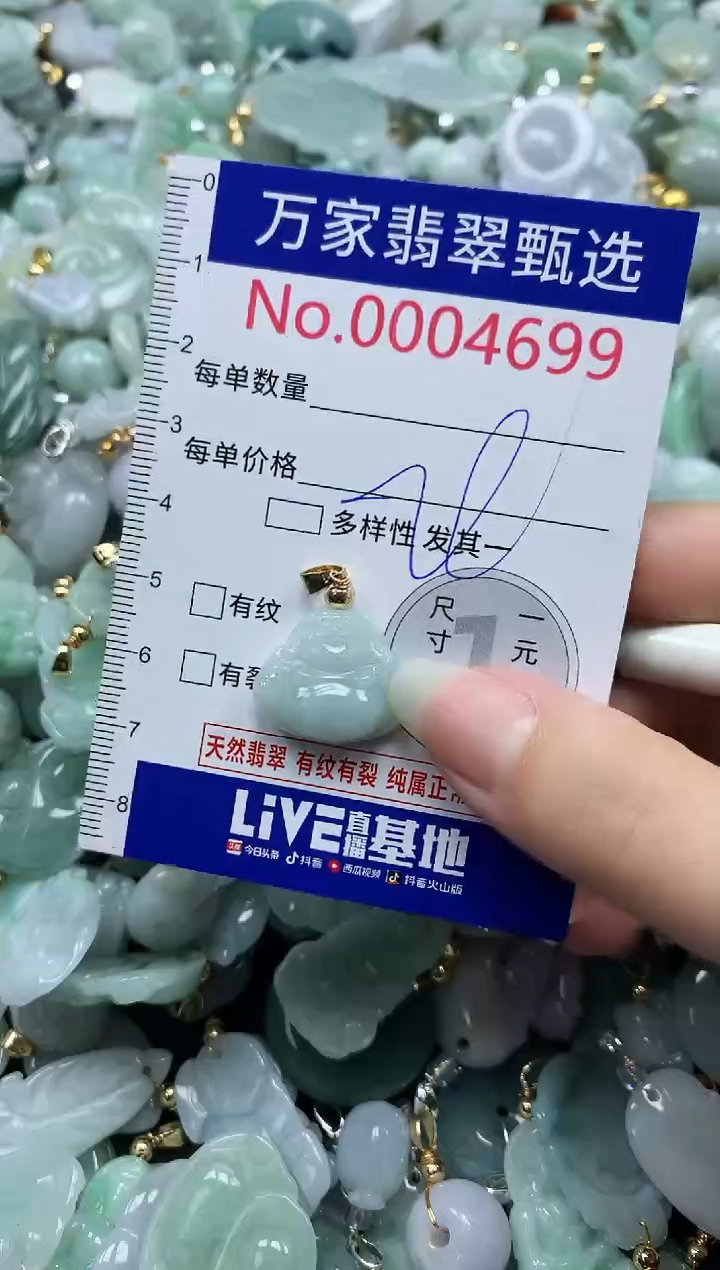 吊坠(不含链)未镶嵌翡翠4699