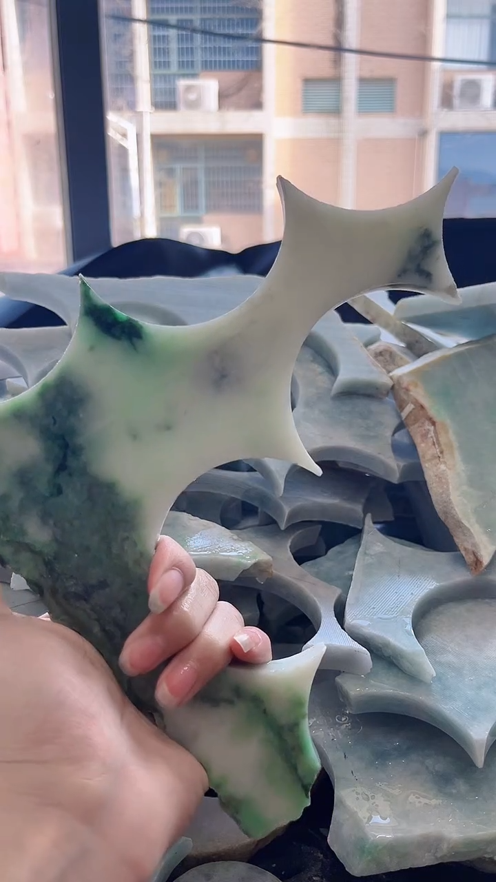 裸石翡翠缅甸翡翠A货陈1696