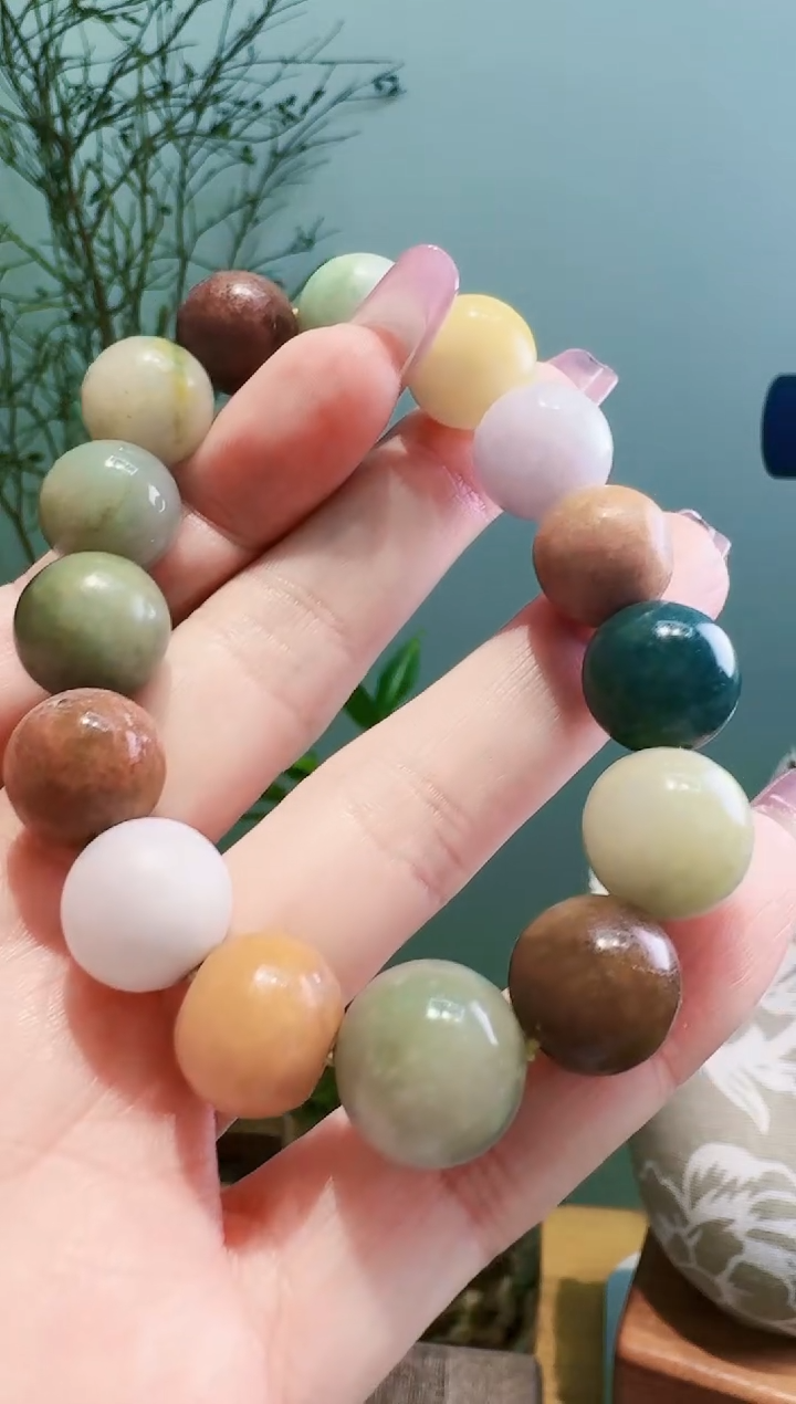 【闪购商品】翡翠手串未镶嵌多样性发1