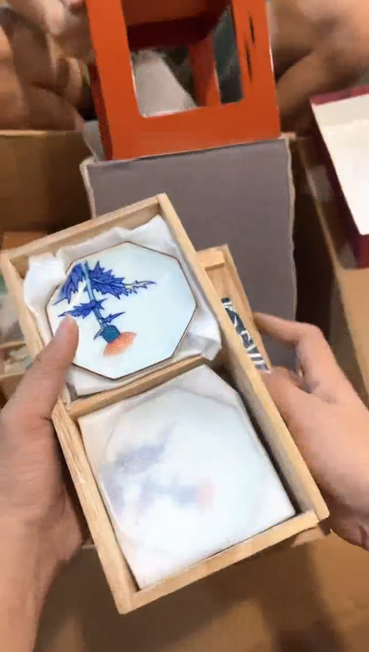 A3893中古瓷器 茶器周边/1盒