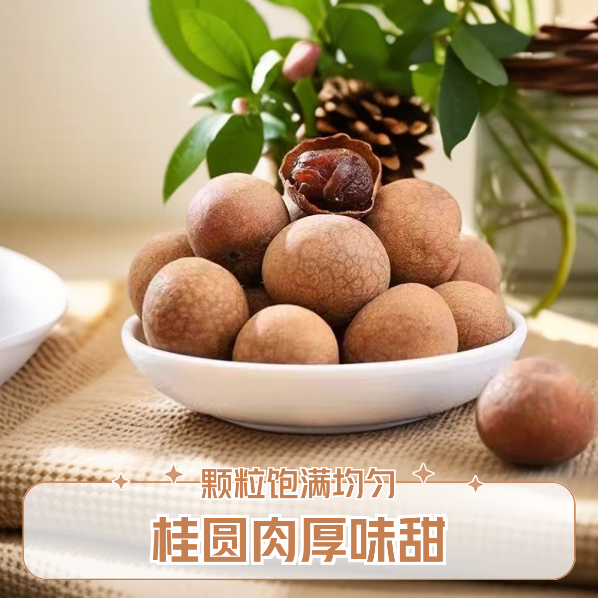 【旺旺小福星】福建新货桂圆干核小大果香甜可煲汤熬粥泡水炖汤泡茶