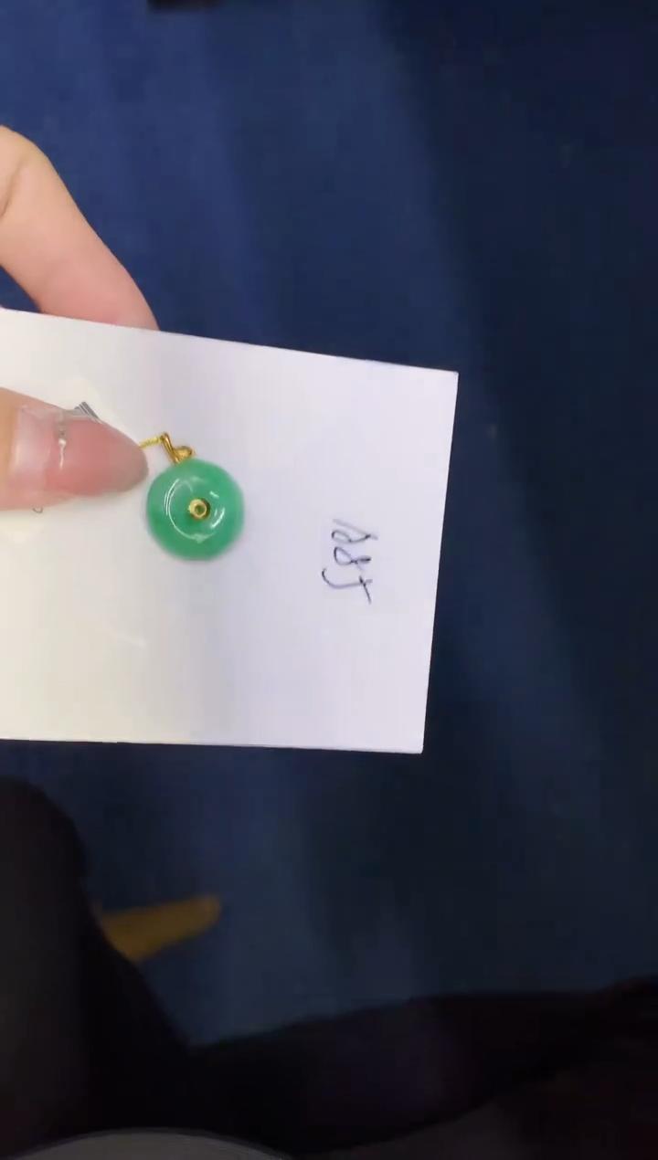 【闪购商品】翡翠颈饰18K金镶嵌00000000000