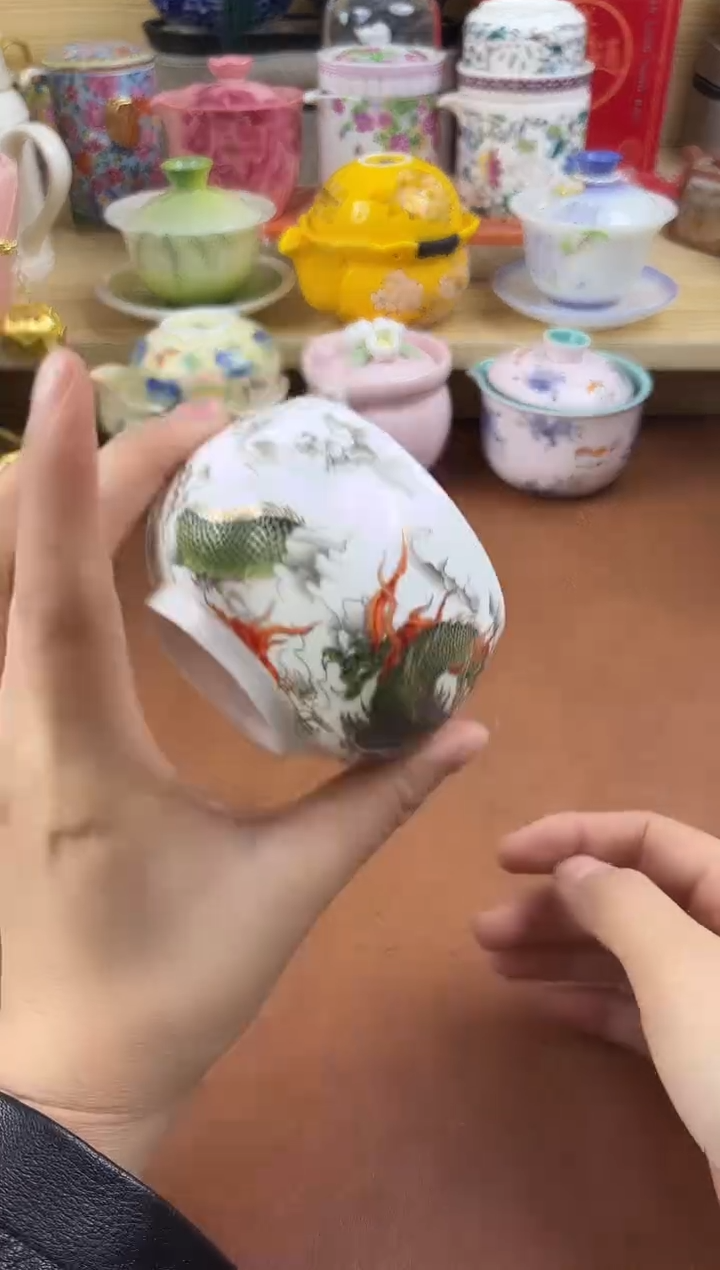 陶陶瓷茶具摆件旅行套组