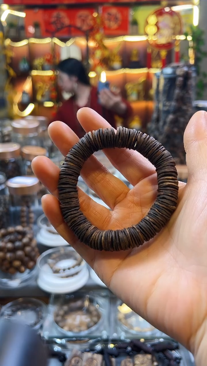 【闪购商品】沉香手串棋楠沉水片珠单圈