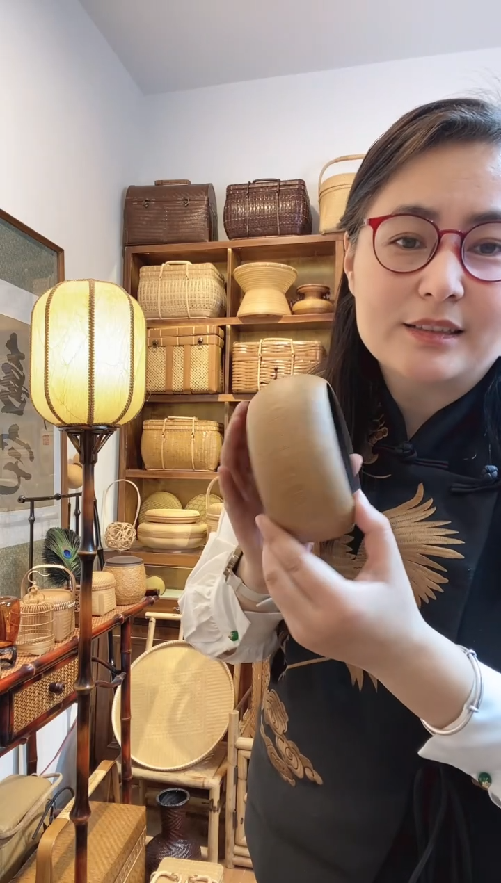 【闪购商品】手工竹雕竹碗茶点盒