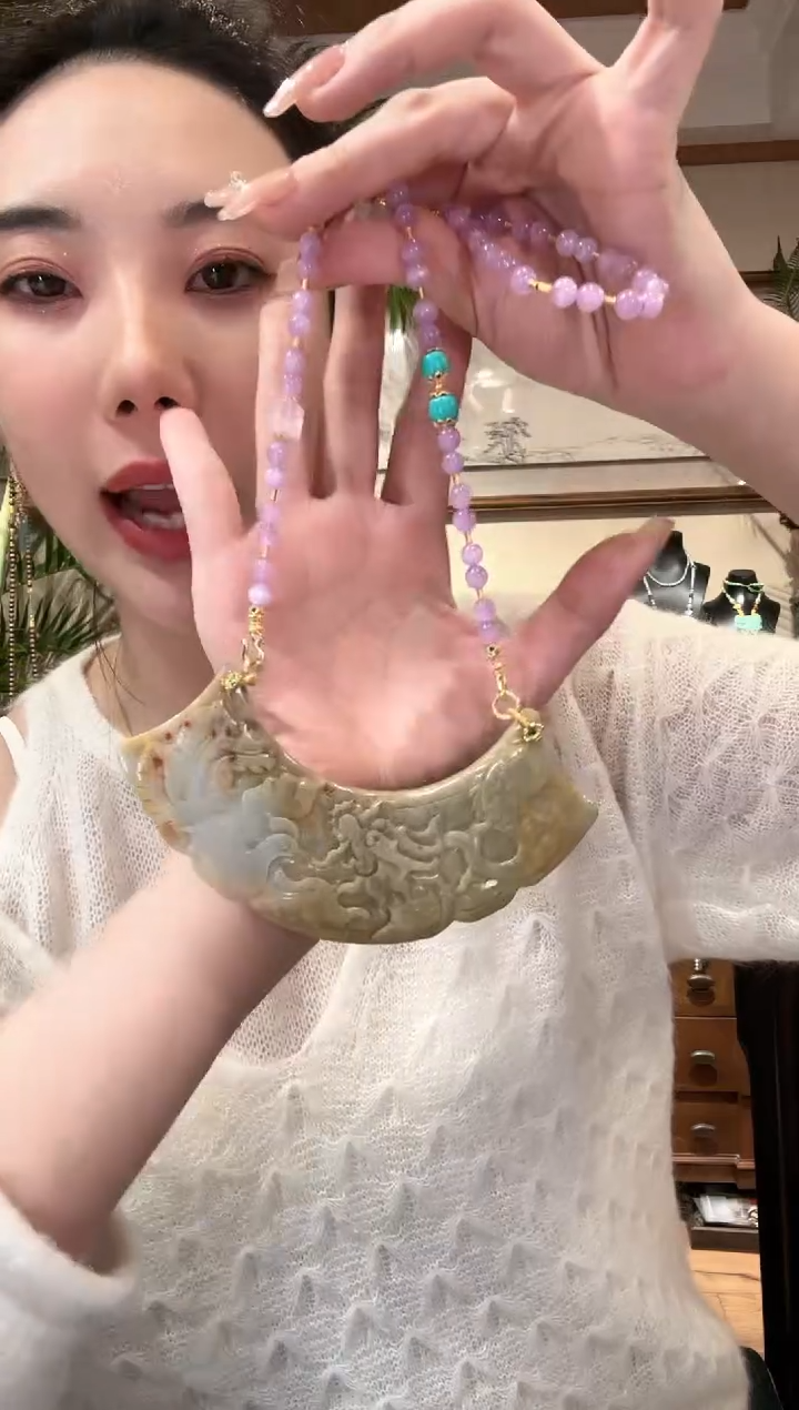 【闪购商品】翡翠颈饰未镶嵌国风