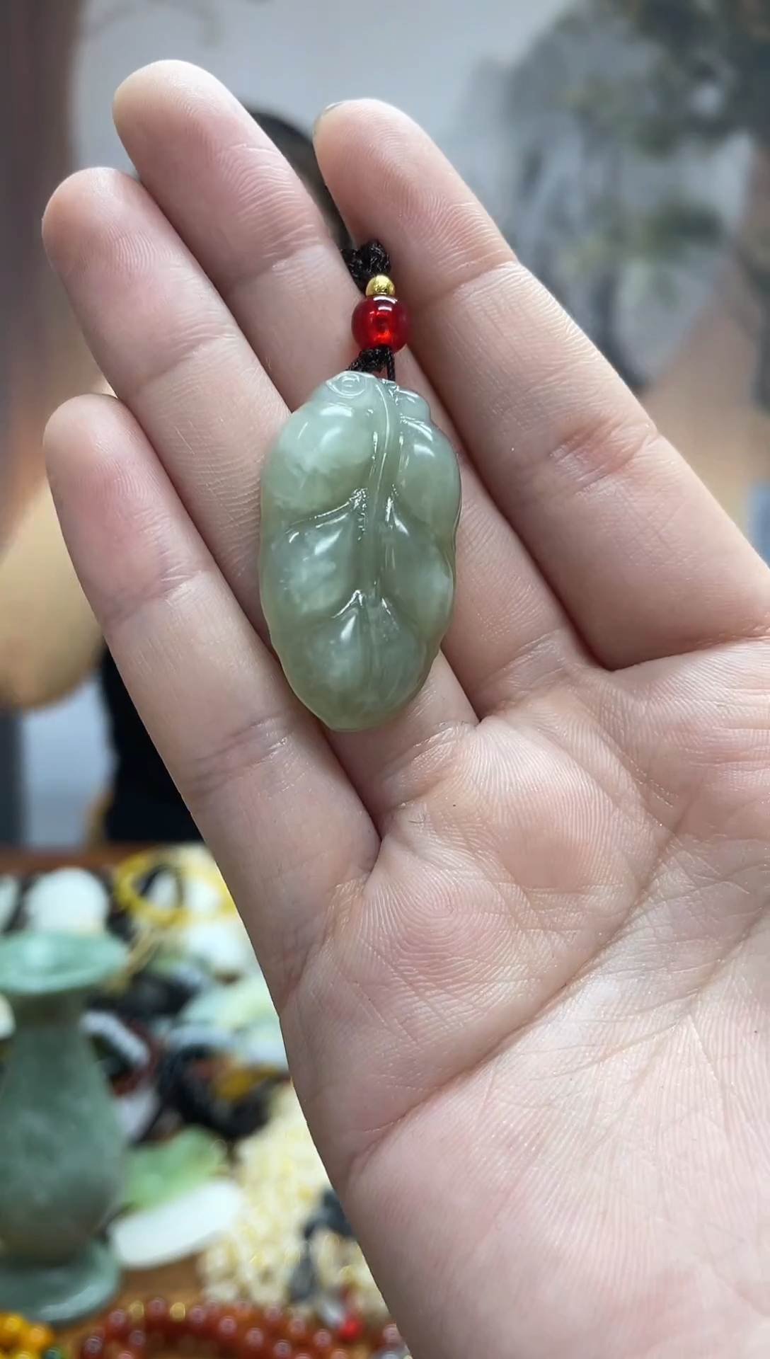 未镶嵌岫玉吊坠多样性发货拍一发一