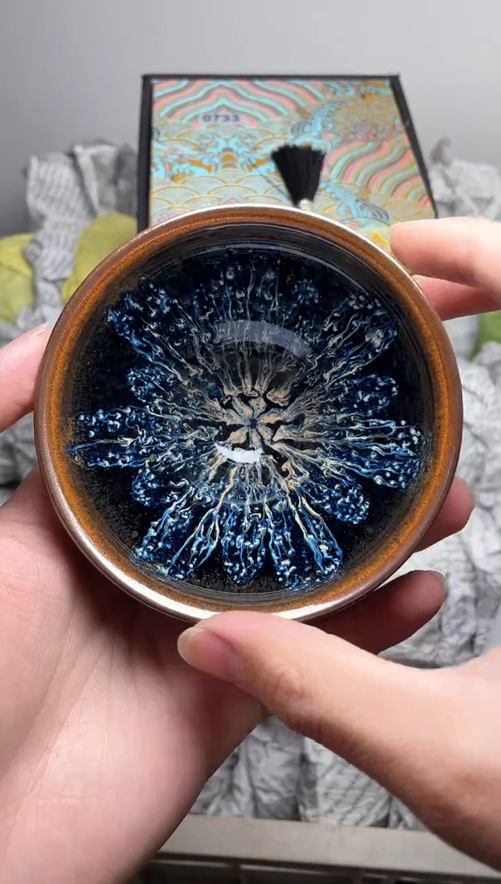 【闪购商品】茶盏叶礼孝带礼盒高端茶器主人杯