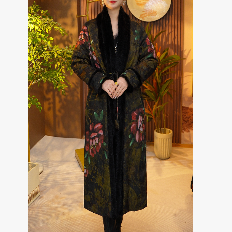 国色天香/新中式国风女装精美保暖外套2025d3688-艾敏大女王仓