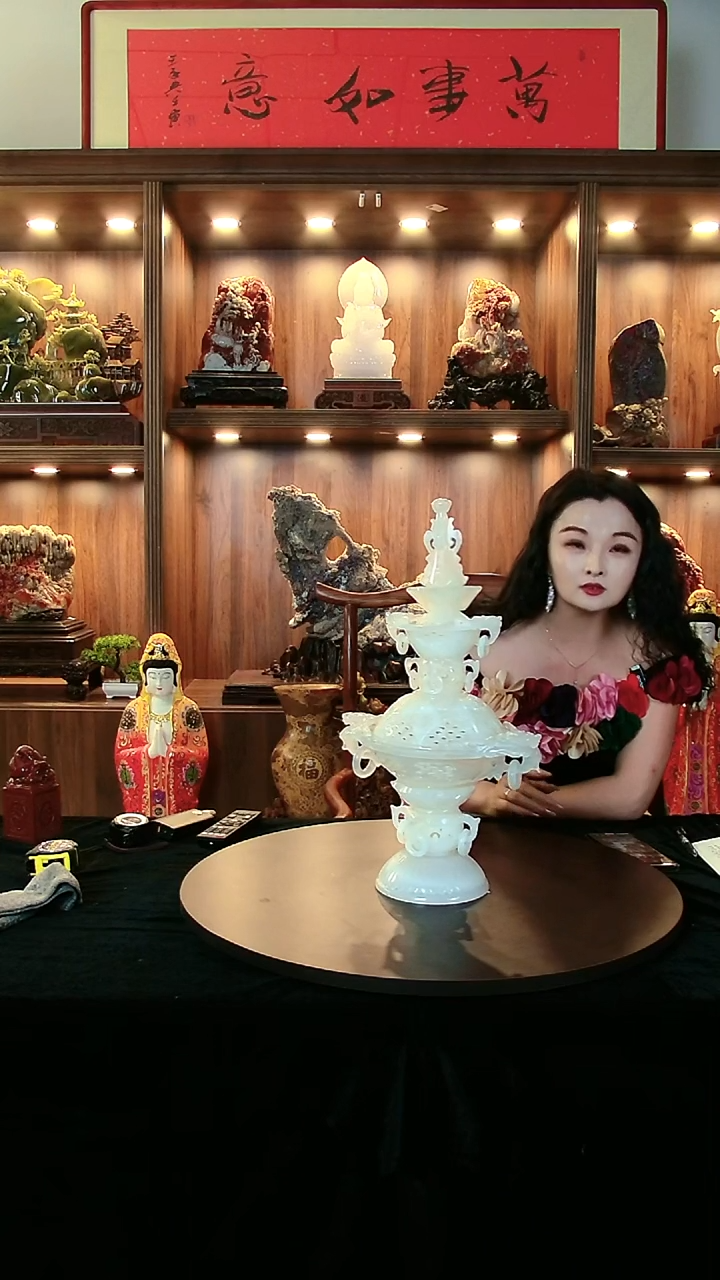 玉家居摆件雕刻摆件手工雕刻