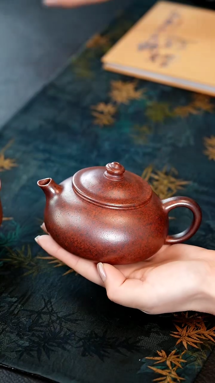 【闪购商品】紫砂茶壶28紫砂壶天星泥寒江送杯子