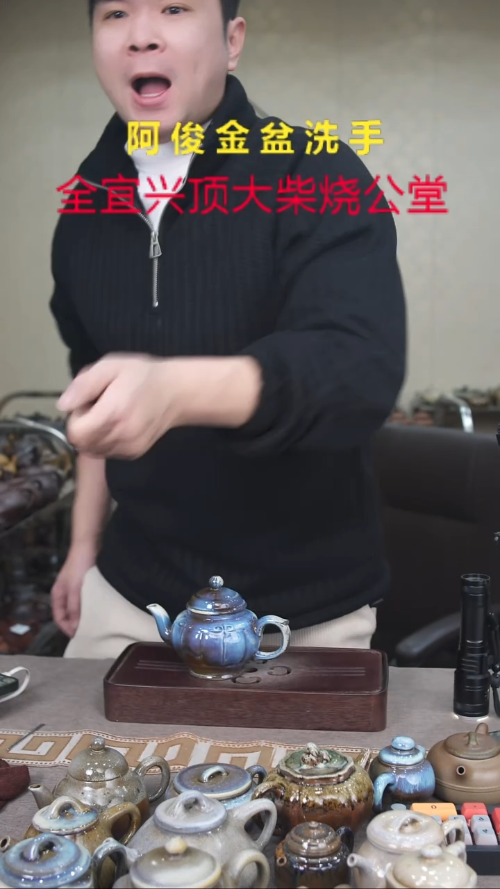 茶壶紫砂宜兴紫砂柴烧