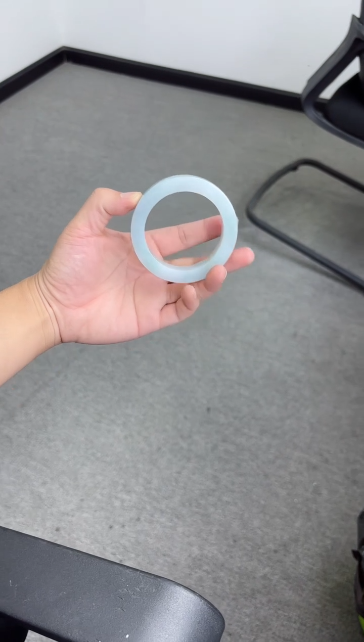 未镶嵌手镯定制翡翠茉**茶手镯