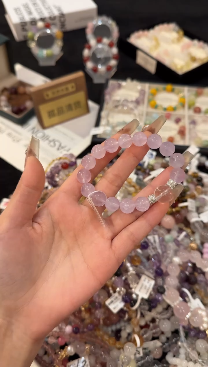 合金手链水晶紫水晶x981
