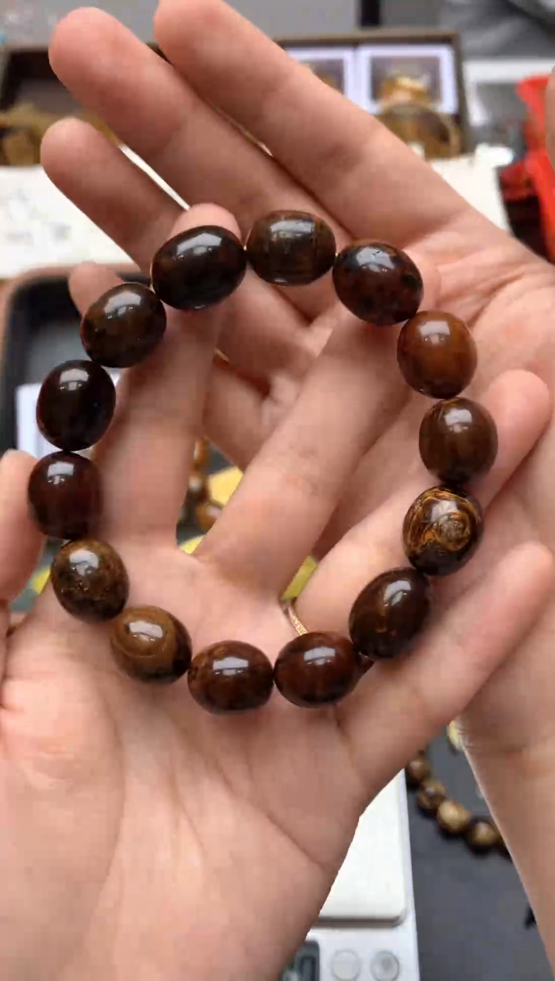 【闪购商品】琥珀珠宝奇石未镶嵌038琥珀蜜蜡矿珀有坑有有裂正常的