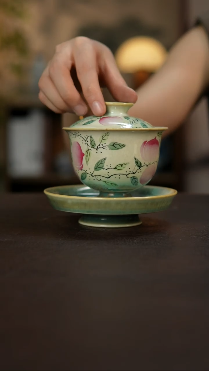 杯景德镇陶瓷杯碗柴烧多人