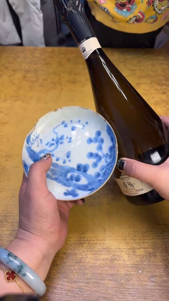 可***王瓷器瓷器瑕疵破破79四件白碗