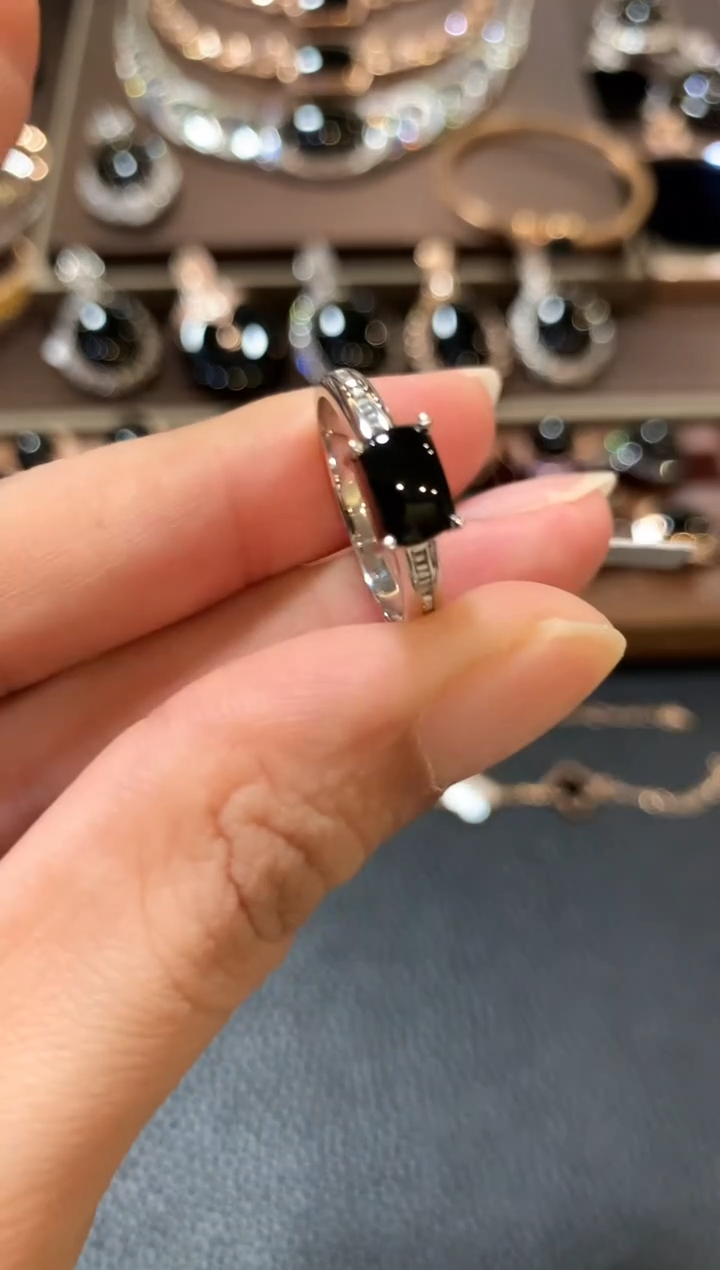 18K金镶嵌戒指翡翠z13  多样性一件发货