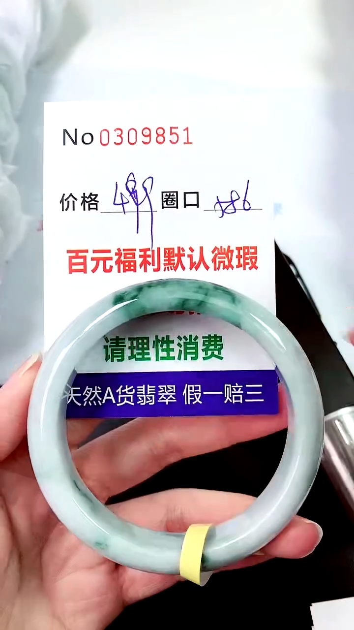 【闪购商品】翡翠手镯未镶嵌00309851