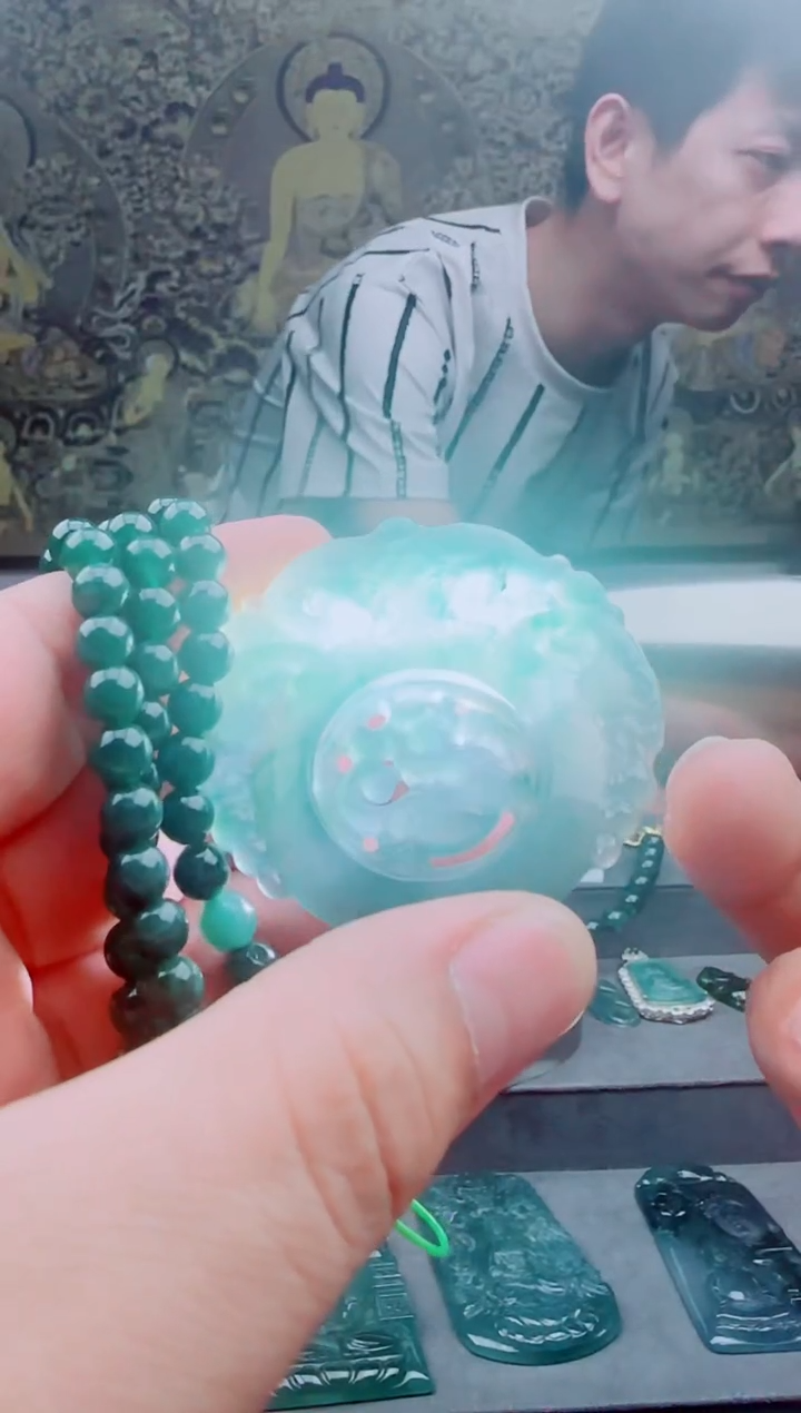 翡翠未镶嵌颈饰多样性随机一件发货