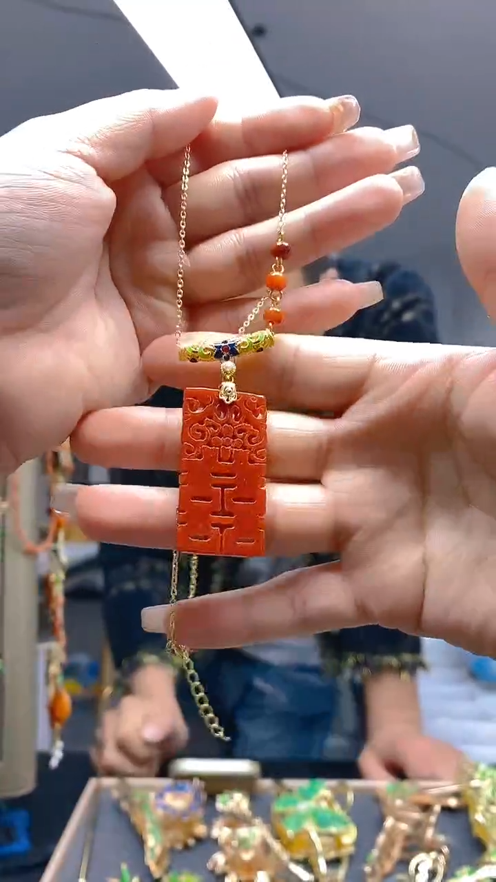 【闪购商品】翡翠耳饰合金213翡翠锁骨链