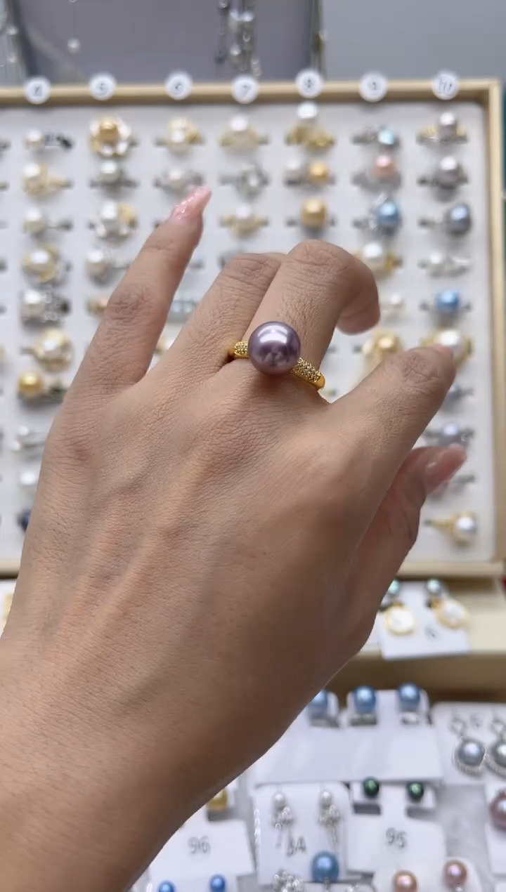 【闪购商品】淡水珍珠戒指合金59