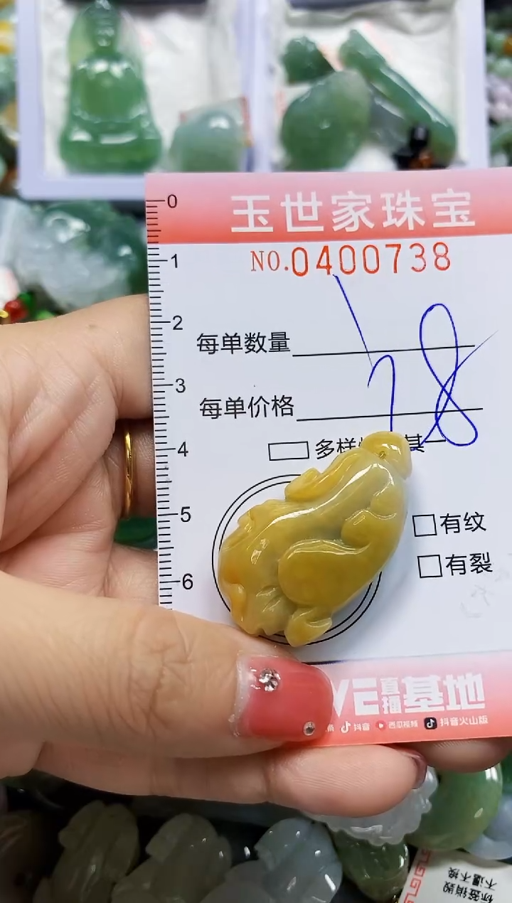 颈饰未镶嵌翡翠闪购0400738