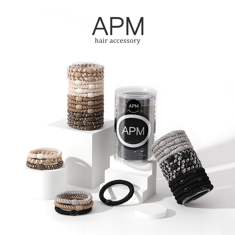 APM/时尚发圈高弹力皮筋明星同款高级感百搭发饰扎头发头绳礼